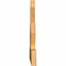 Ekena Millwork Saratoga Rough Sawn Timber Gable Bracket, Western Red Cedar, 48"W x 28"H x 2"D x 6"F, 14/12 Pitch GBW048X28X0206SAR00RWR - alternate 4